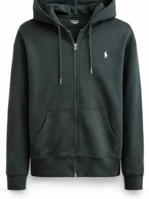 Polo Ralph Lauren - Snygg svart hoodie med dragkedja från Polo Ralph Lauren. Klassisk design med huva, dragsnören och två stora fickor framtill. Vit broderad logga på bröstet. Tillverkad i mjuk bomullsblandning för extra komfort.