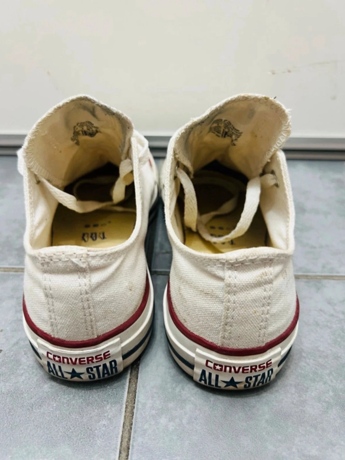 Vita Converse All Star låga sneakers - 2