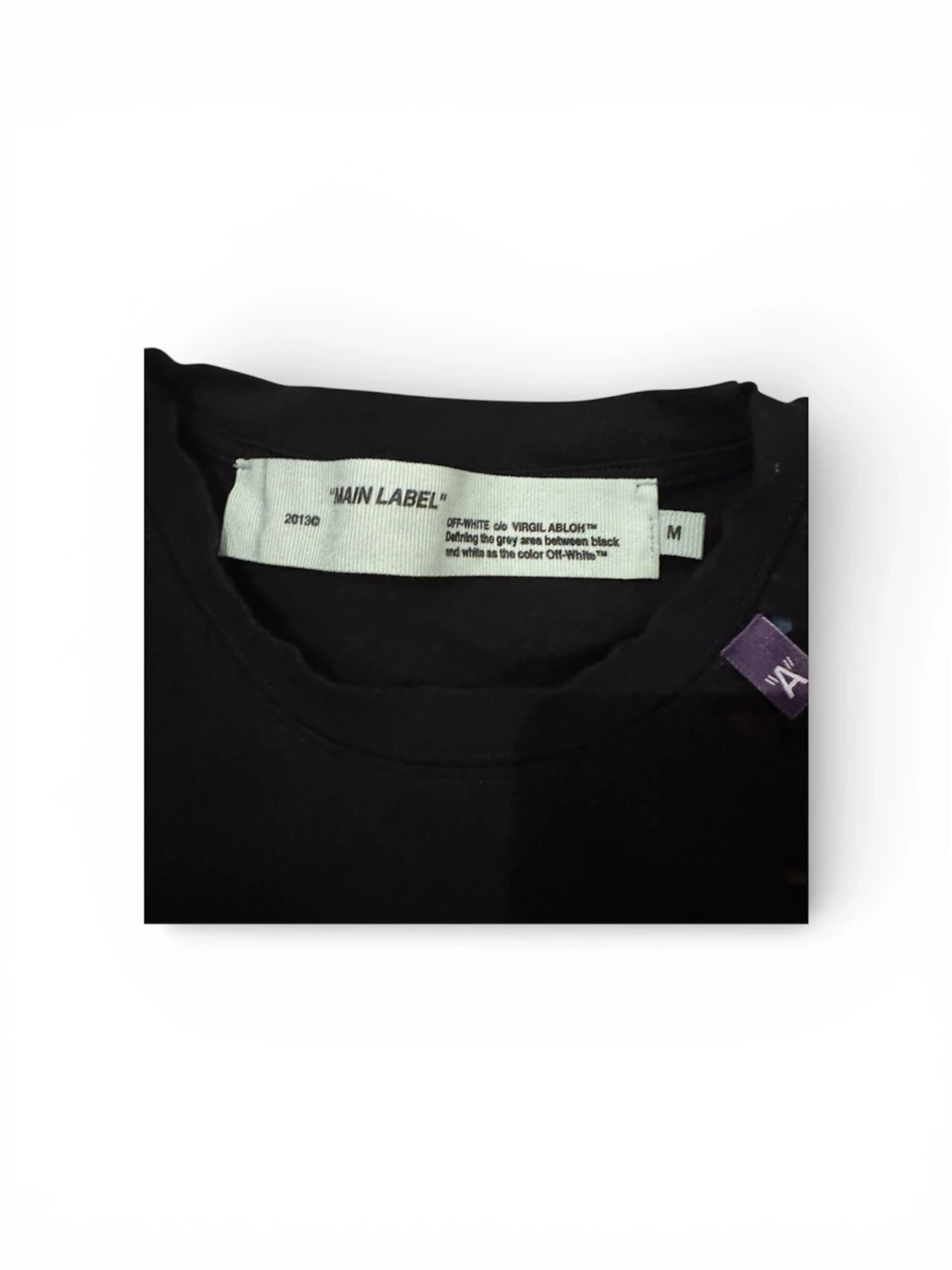 Svart Off-White t-shirt med tryck - 3