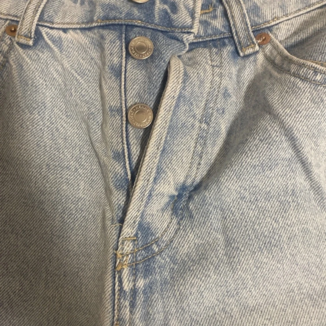 ljusblå jeans straight fit - 1