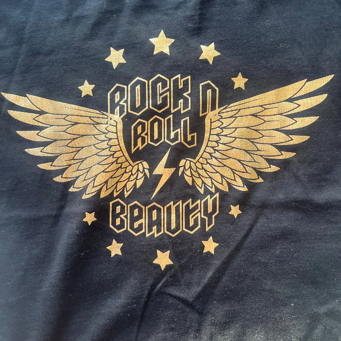 Svart t-shirt Rock n Roll Beauty från Name It - 1