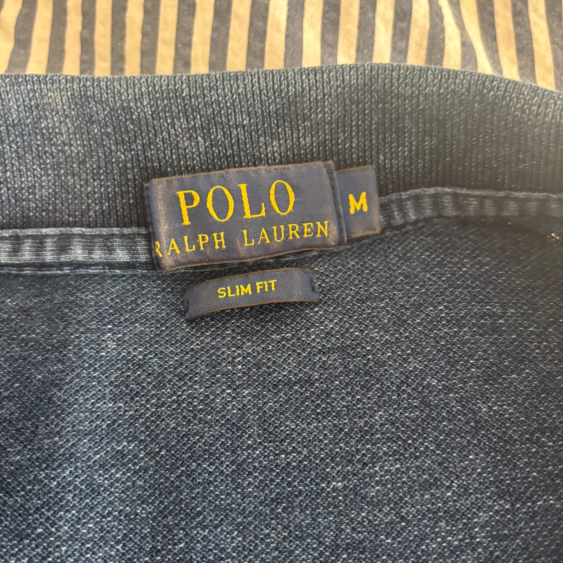 Marinblå pikétröja Polo Ralph Lauren M - 1