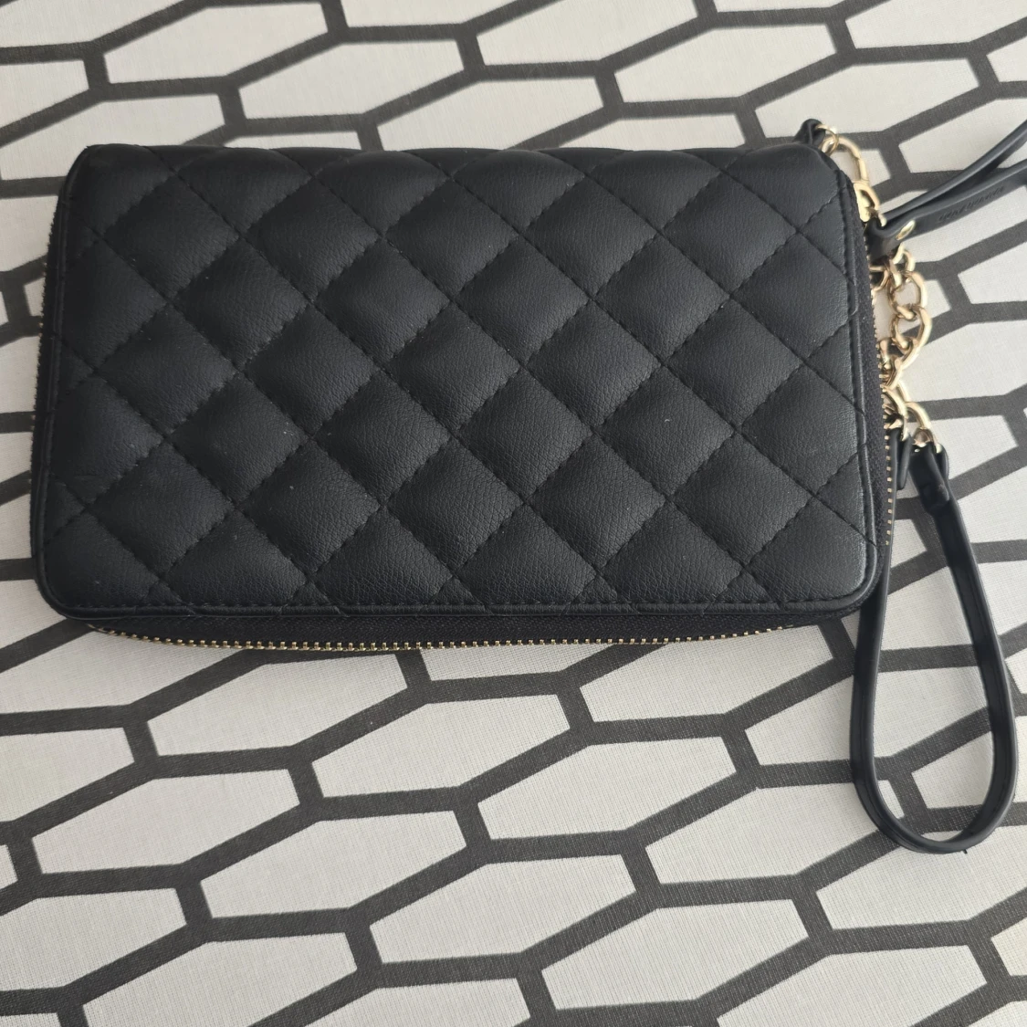 Svart quiltad plånbok Don Donna - 4