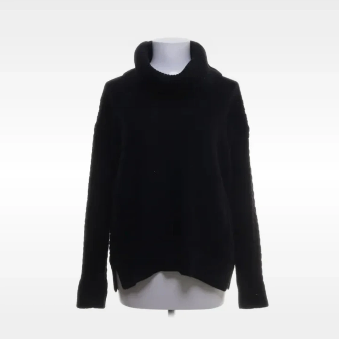 Svart stickad tröja med krage från Ralph Lauren - 1