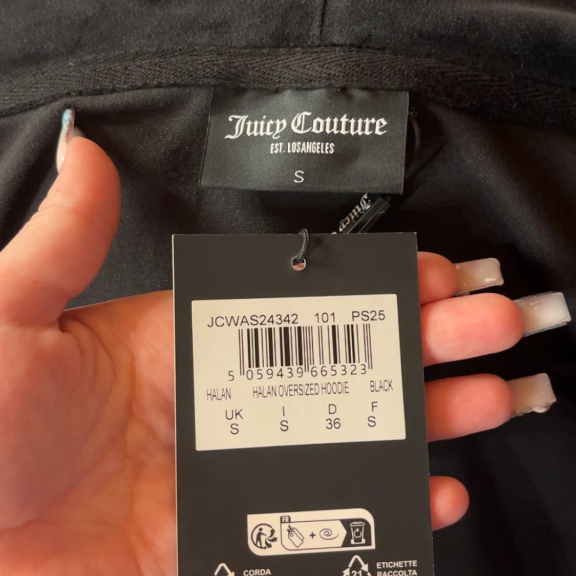 Svart juicy couture tröja - 2