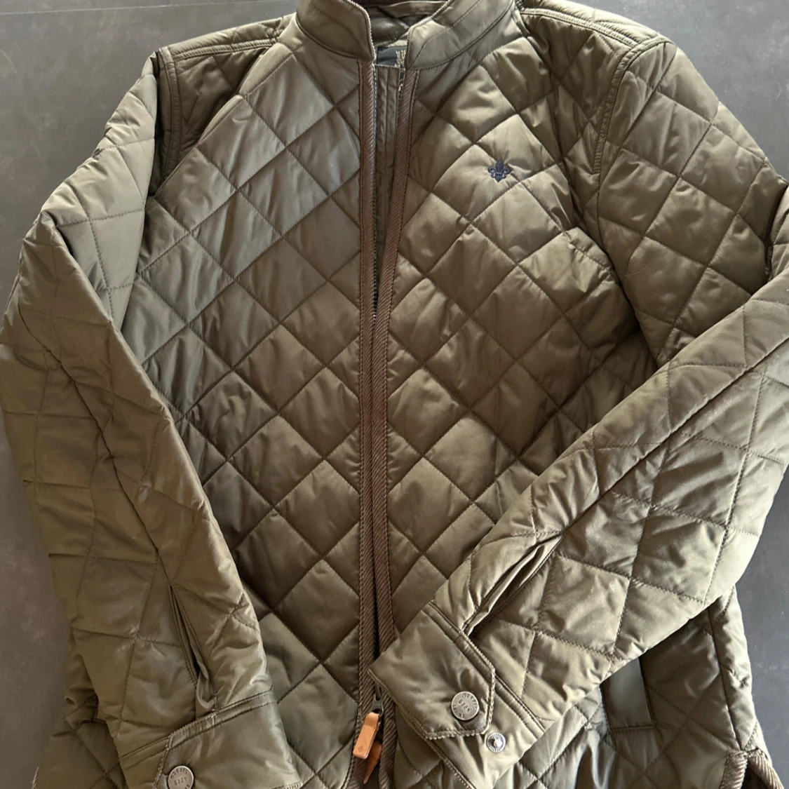 Olivgrön quiltad jacka från Morris - 1