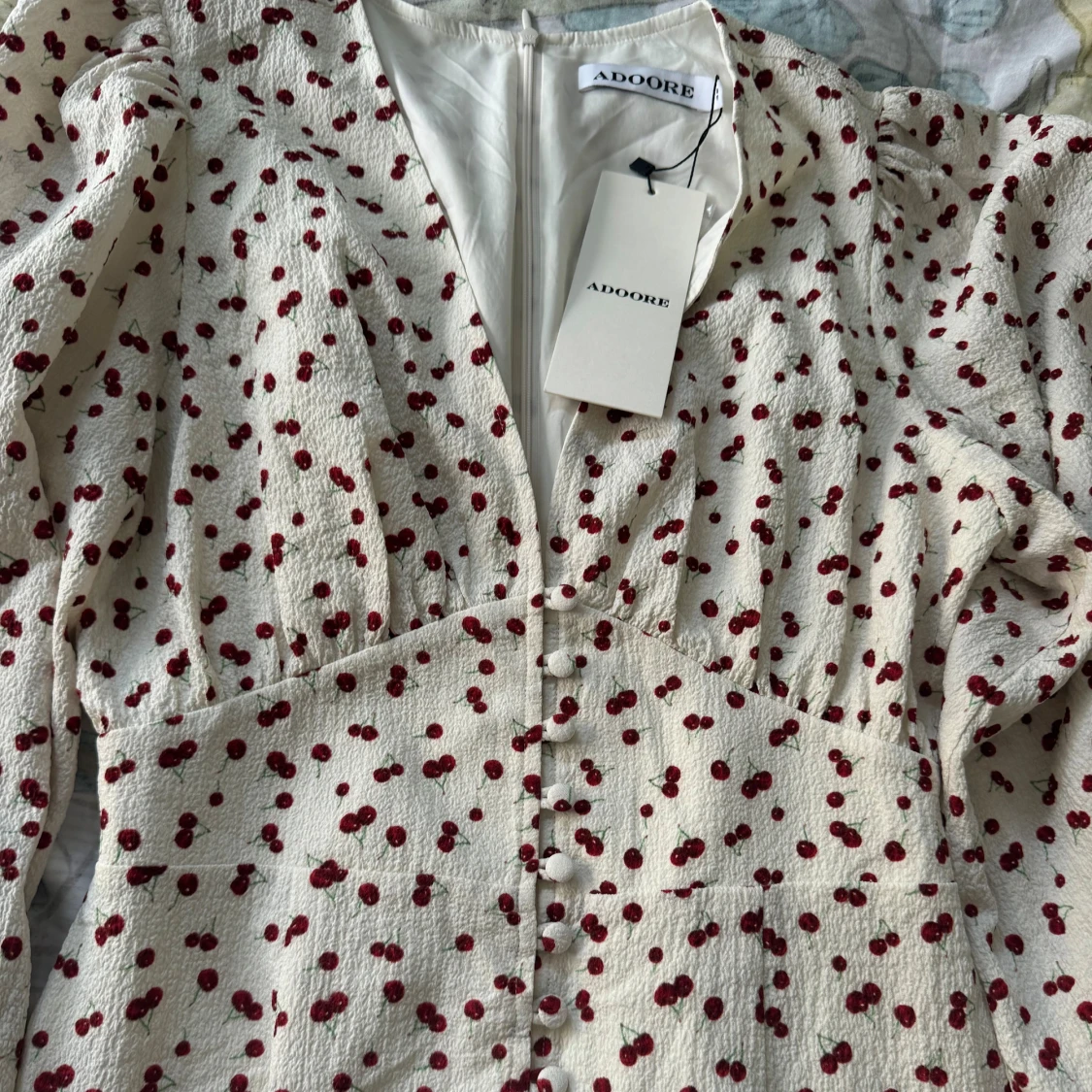 Adoore Positano långklänning körsbär - 2