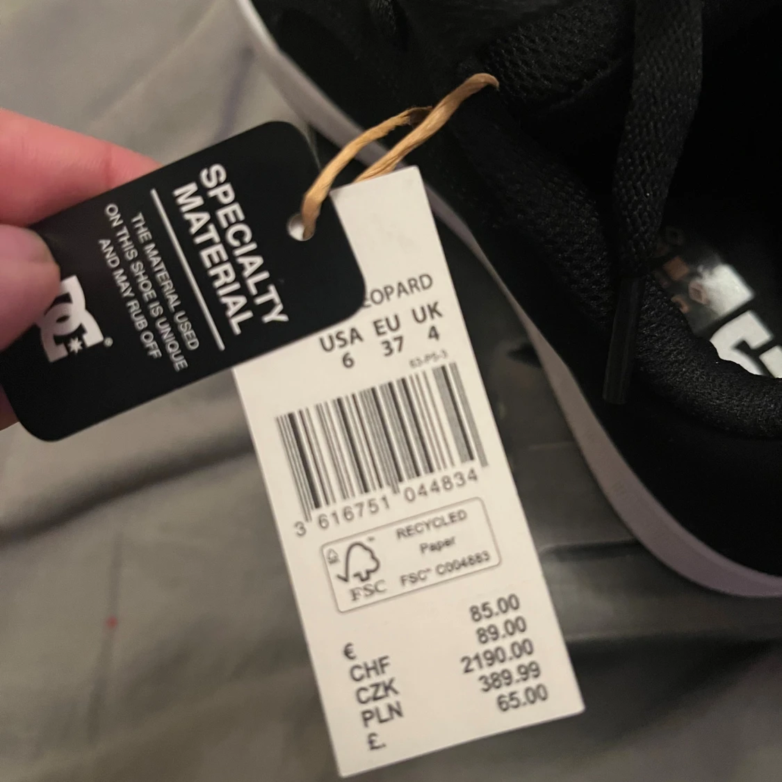 DC Shoes sneakers leoparddetalj - 3