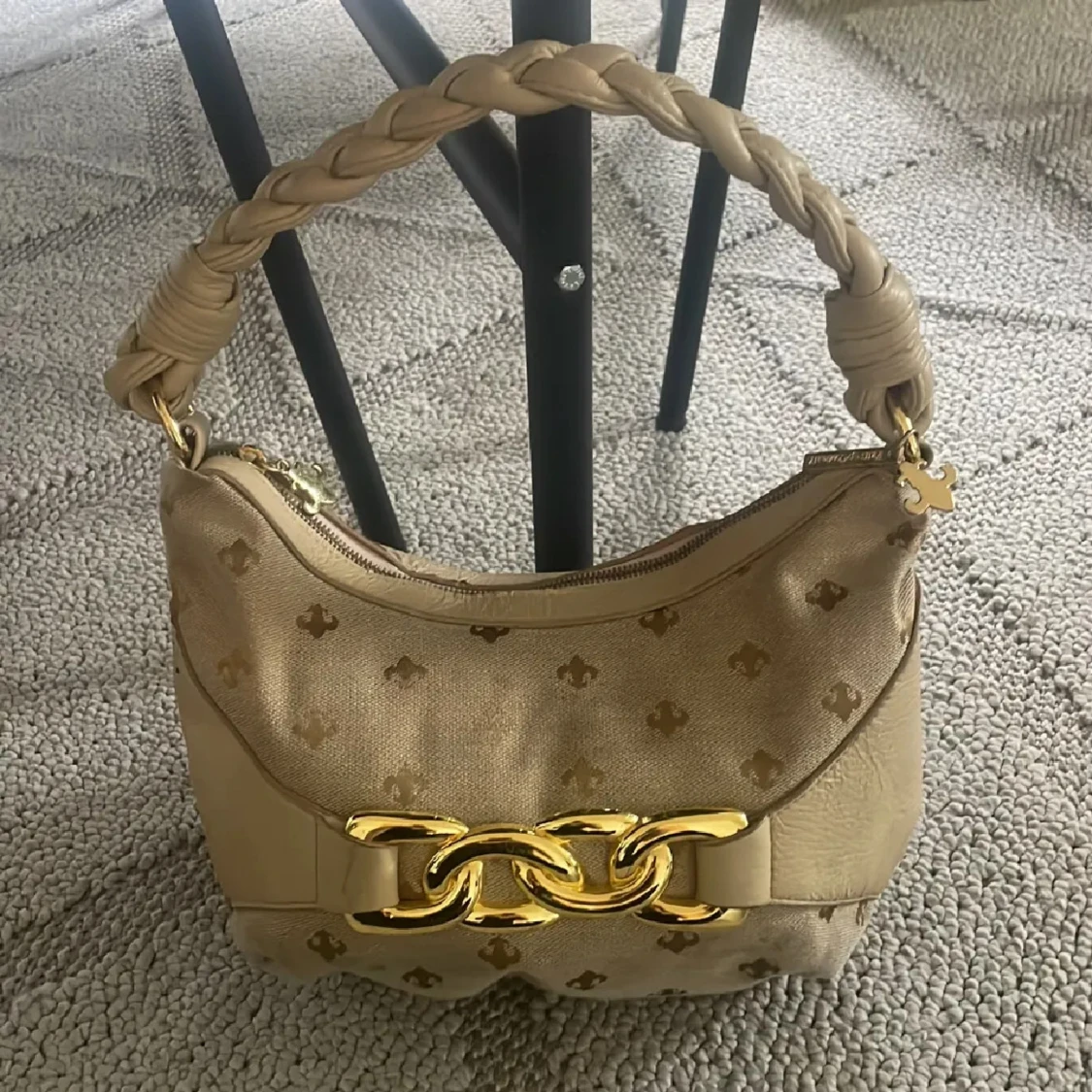 Beige handväska Friis & Company