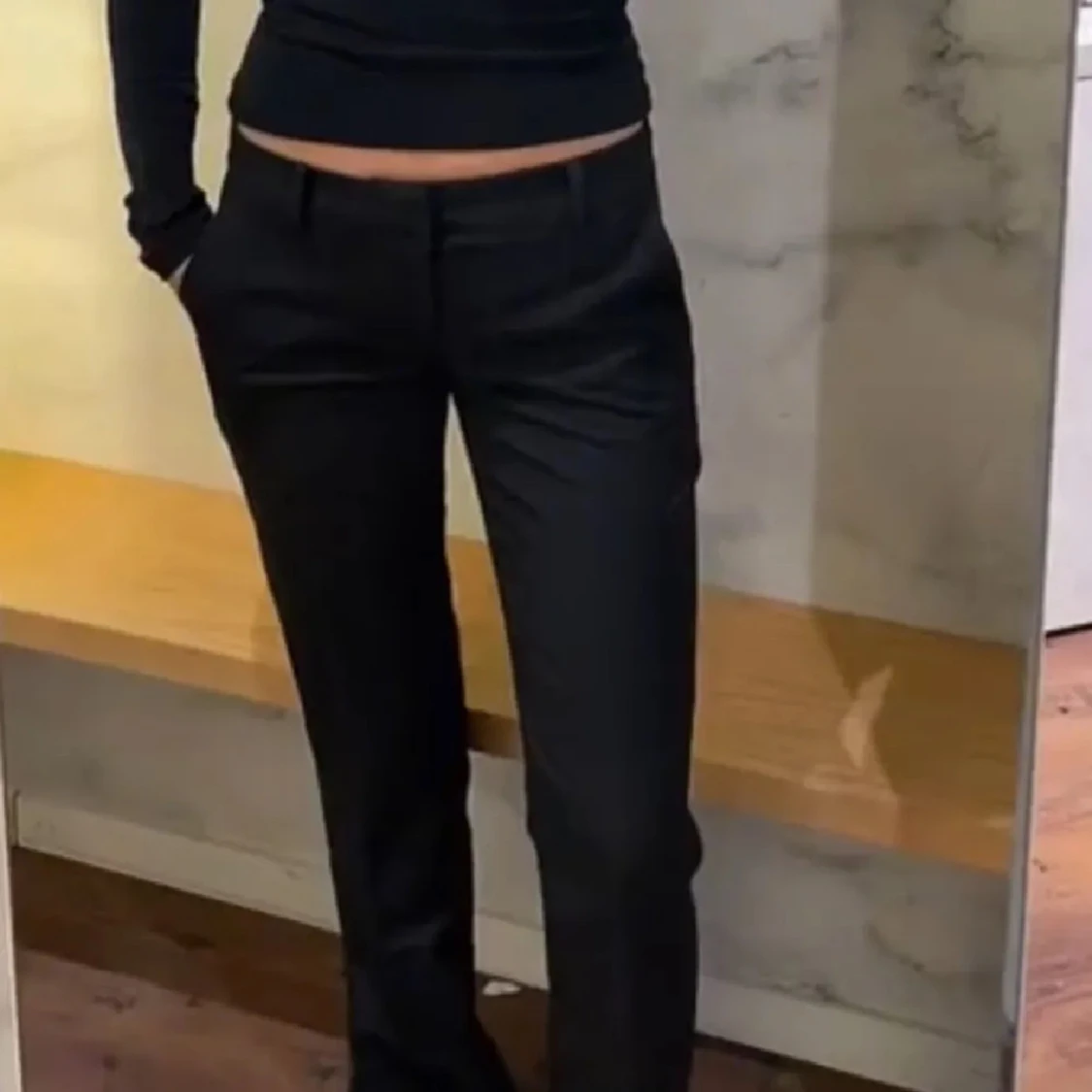 Lowwaist kostymbyxor