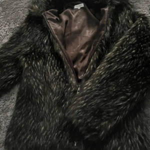 Brun, svart pälsjacka - Perfekt till hösten och vinter. Endast använt fåtal gånger men känns som ny. Skriv om ni har frågor❣️