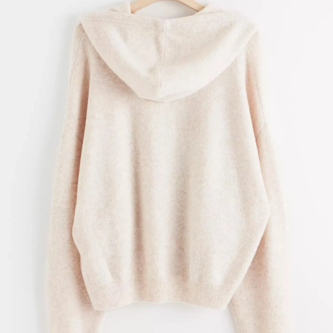 Stickad hoodie Lindex  - 1