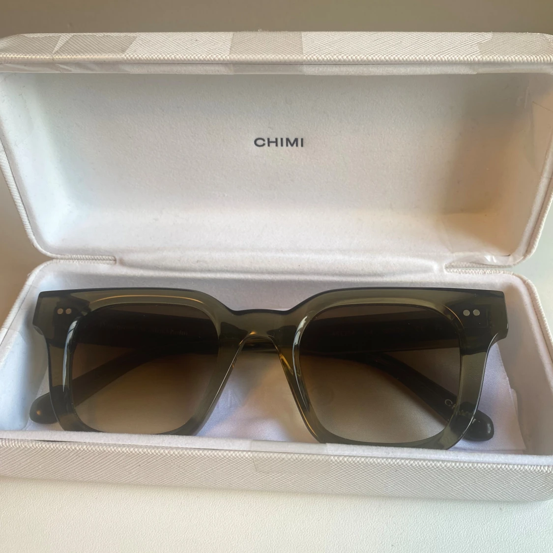 Gröna solglasögon CHIMI fyrkantig - 4