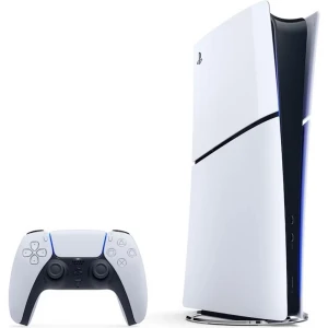 PlayStation 5 - Sony PlayStation 5 med original DualSense-kontroll. Konsolen har modern design, kraftfull prestanda och stöd för 4K-grafik. Perfekt skick, inga synliga repor eller skador. Upplev nästa generations spel med snabb SSD och innovativ handkontroll.