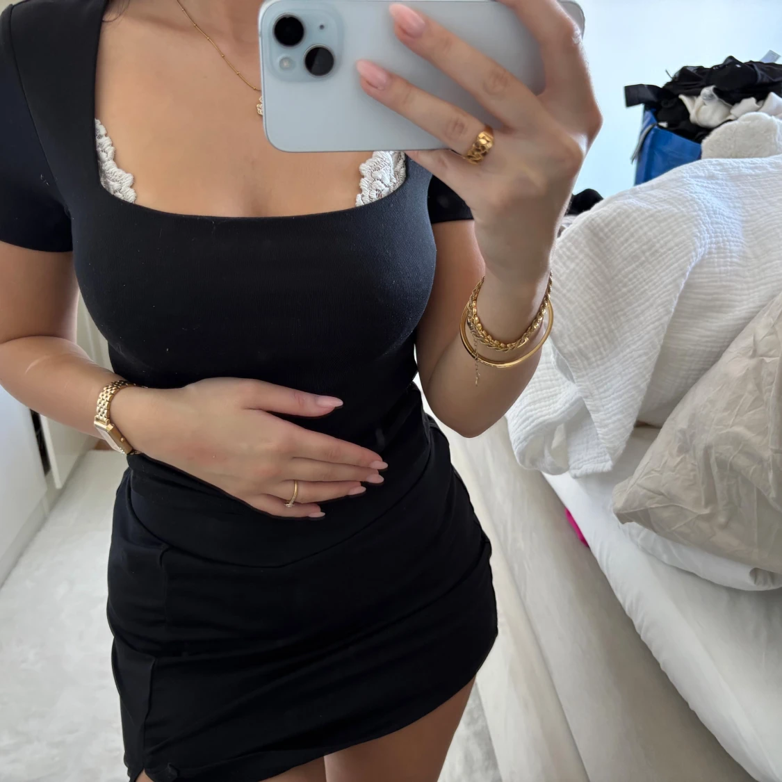 Svart tight tshirt från Amisu - 1