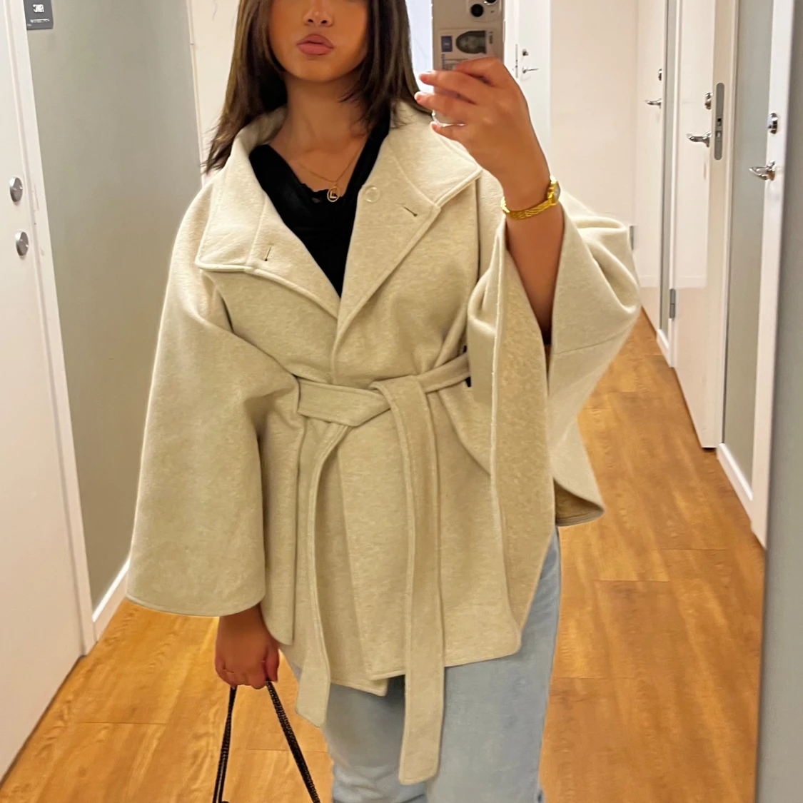 Beige puncho kappa - 1