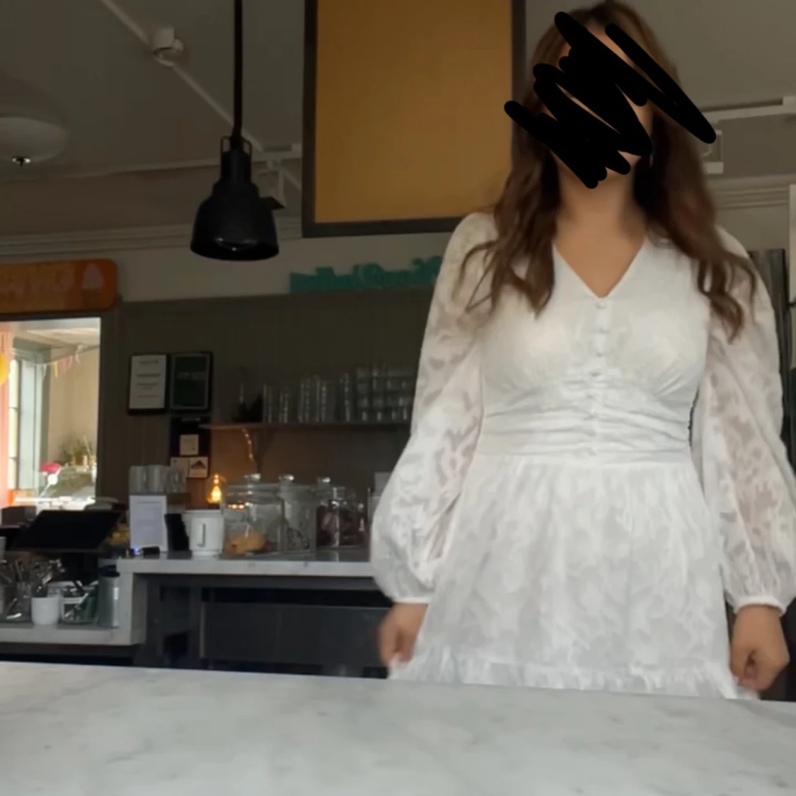 Vit kortklänning från Neo Noir - 4