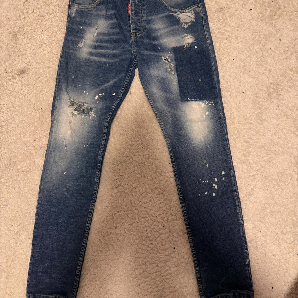 Dsquared2 blå skinny jeans herr - 4