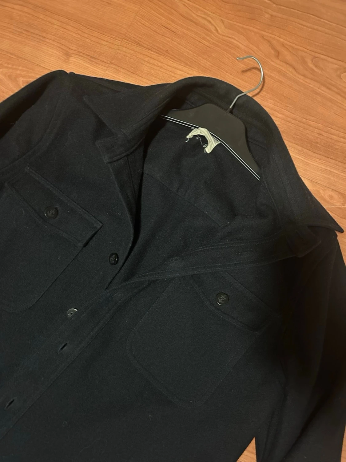 Svart overshirt - Pike Bros - 2