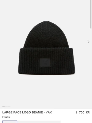 Acne mössa - Säljer en svart mössa köpt på Acne Studio, super varm och skön till vintern. Den är använd få gånger och i väldigt fint skick. Nypris är 1 700kr men jag lägger ut den för 700kr💕 Skriv för frågor eller fler bilder