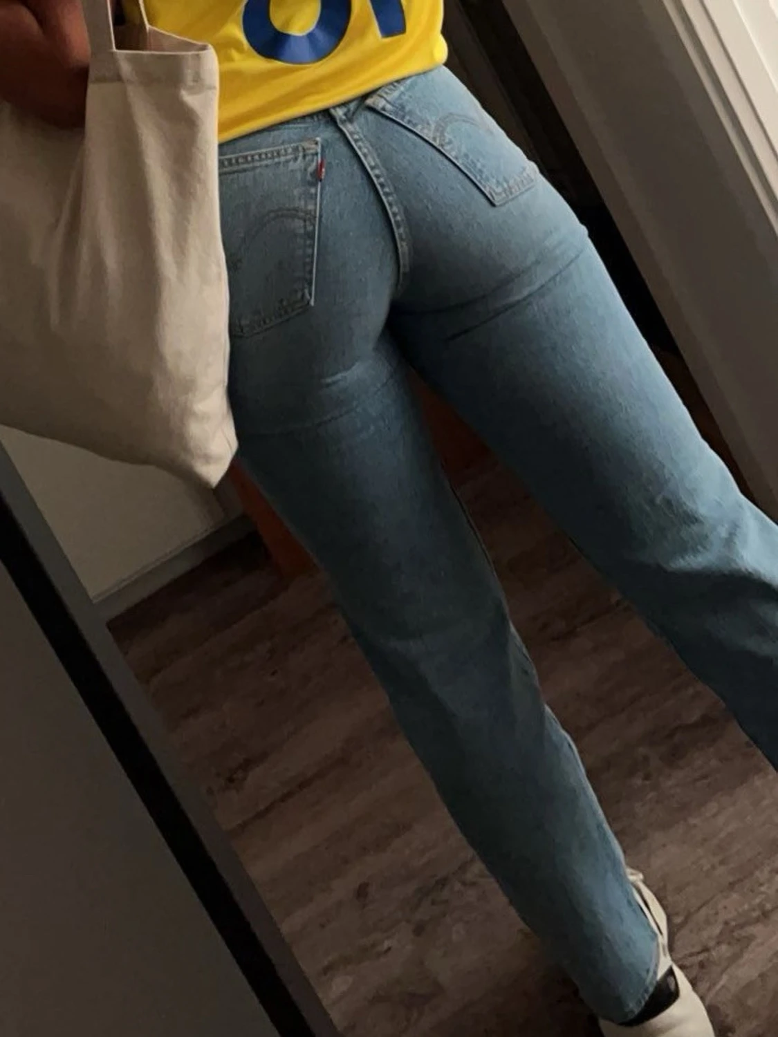 Levi's Ribcage Straight Jeans ljusblå - 3