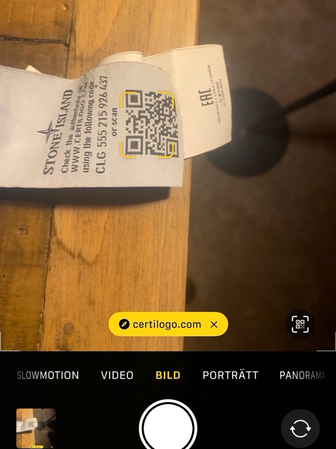 Blå Stone Island tröja med patch - 3