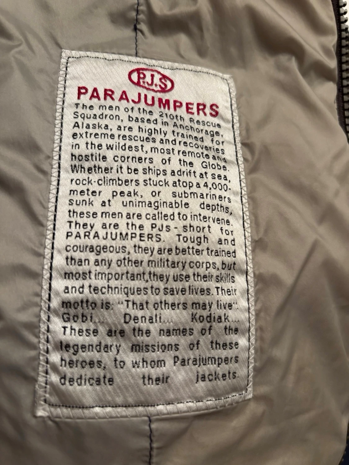 Mörkblå dunjacka Parajumpers M - 3