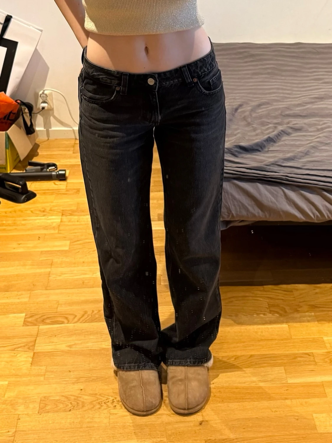 Lågmidjade baggy jeans Zara - 3
