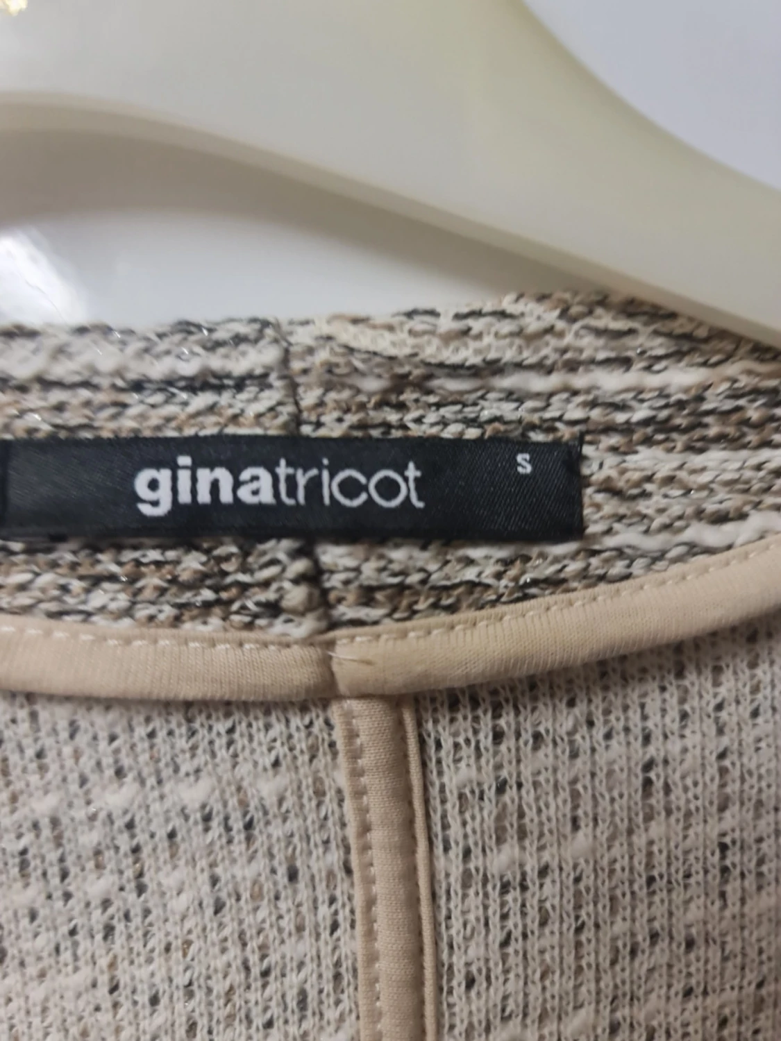 Randig croppad kofta från Gina Tricot - 2