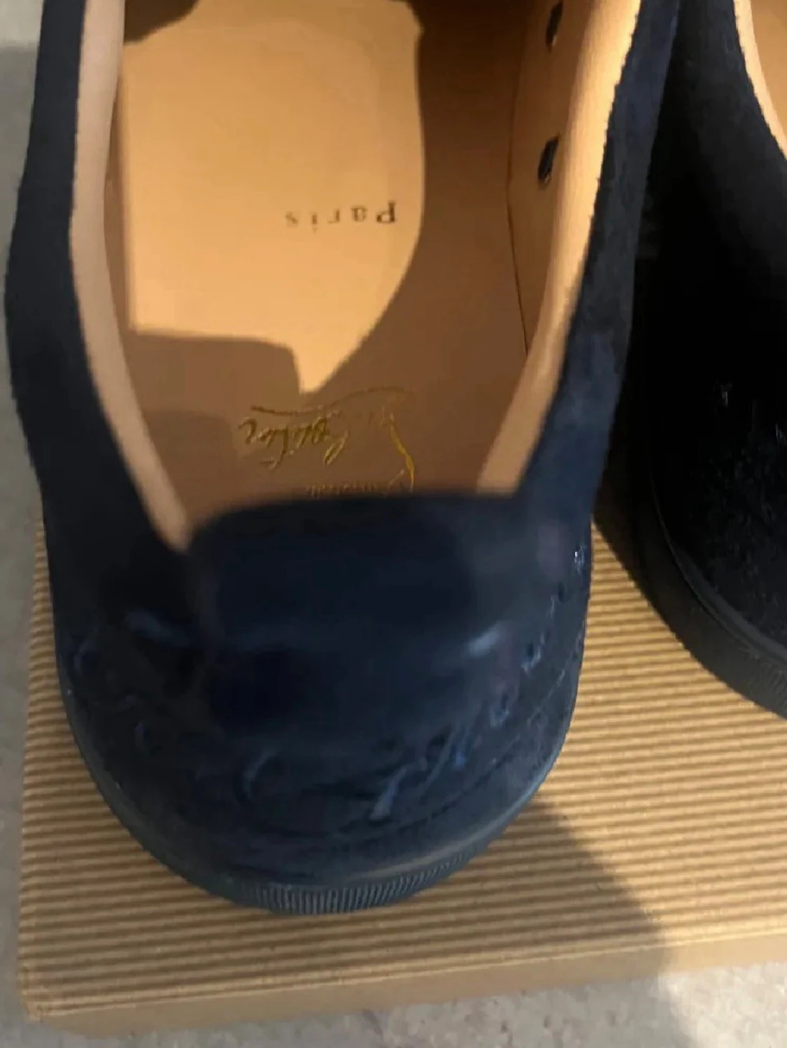 Mörkblå sneakers från Christian Louboutin - 3