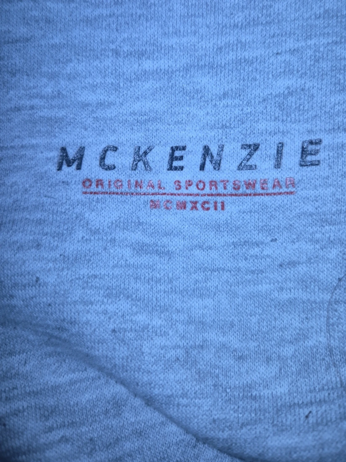 Grå mckenzie zip tröja  - 1