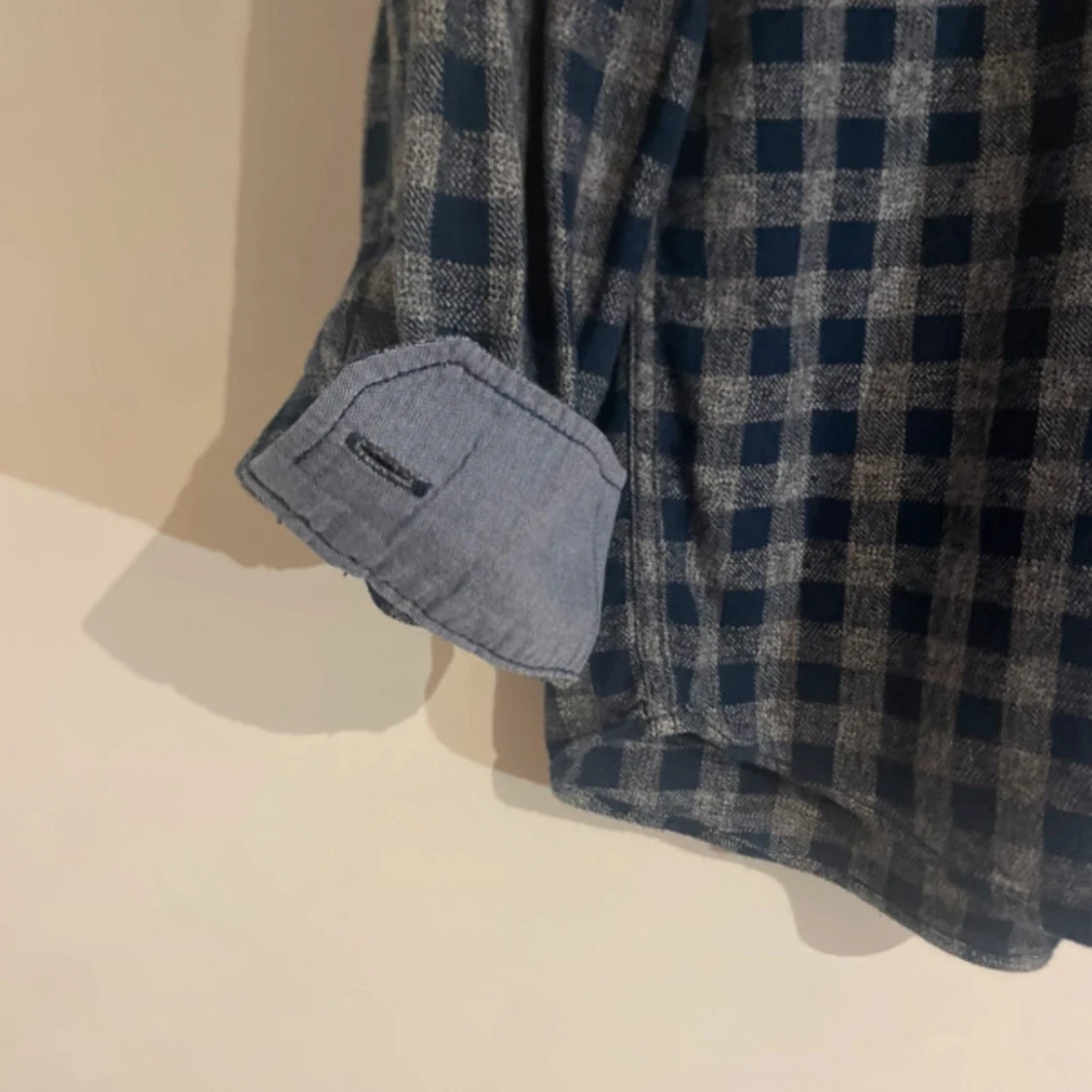 Rutig blå skjorta från Jack & Jones - 2