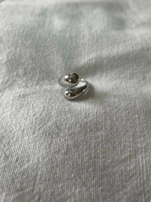 Silver ring - Justerbar och rostfri stål 