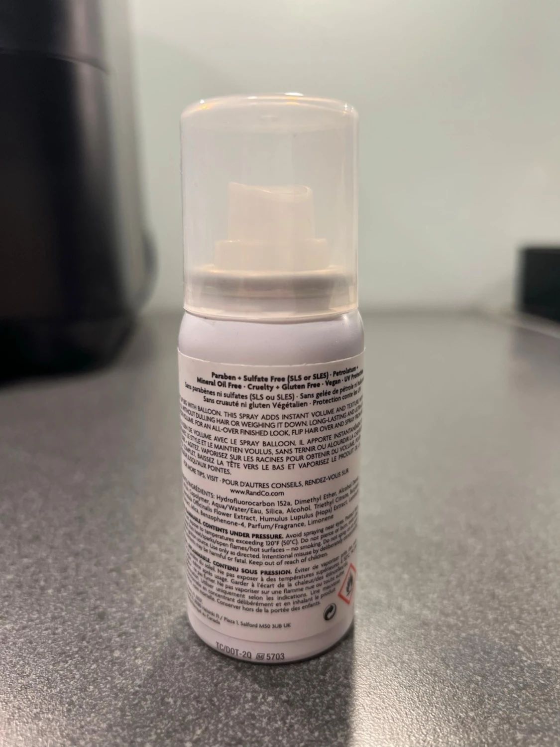 R+Co Balloon Dry Volume Spray - 1