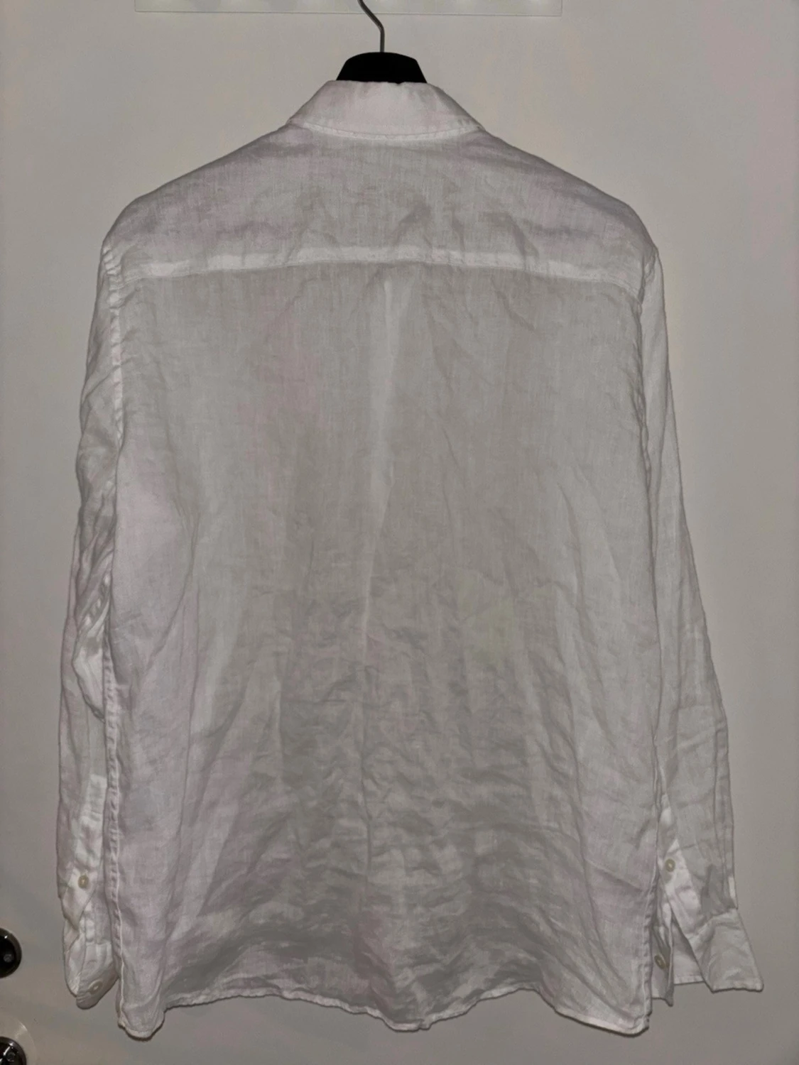 Vit linneskjorta från Massimo Dutti - 1