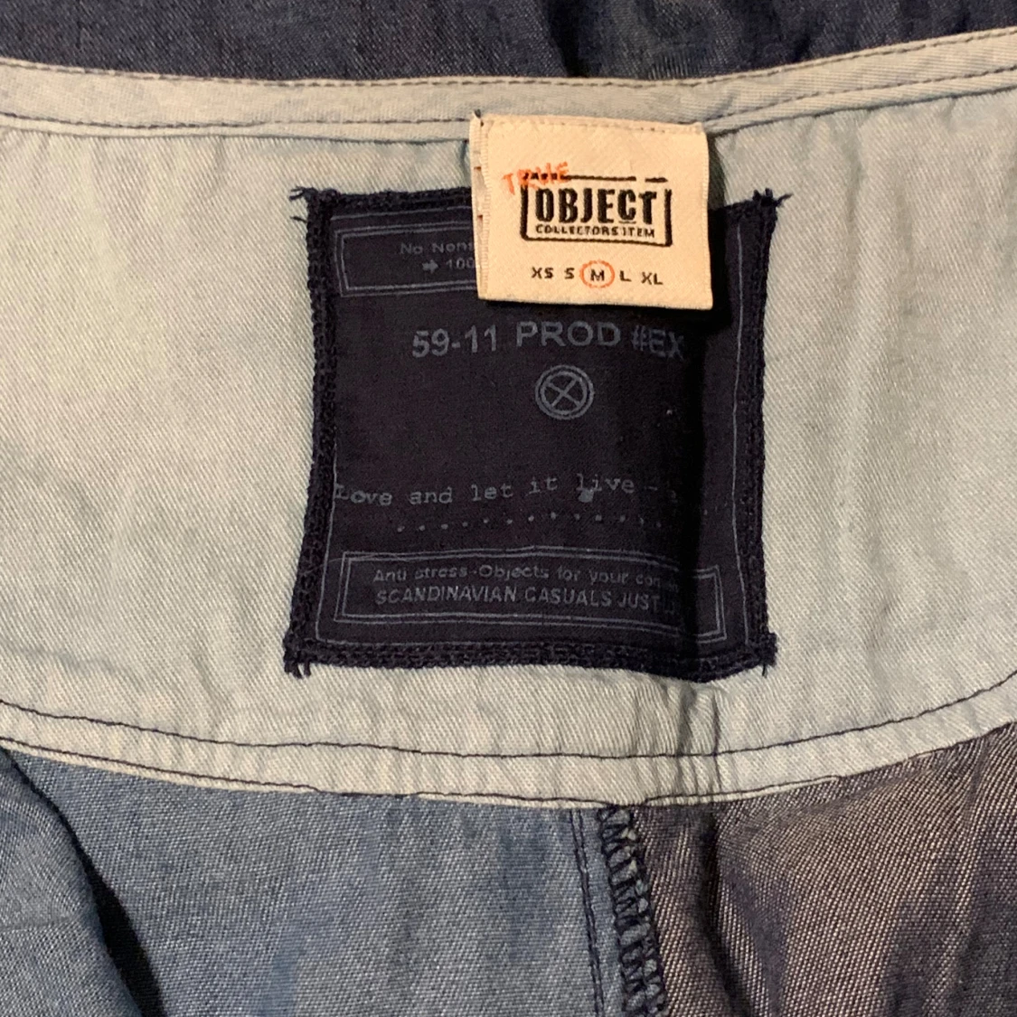 Kort jeansklänning med dragkedja - 4