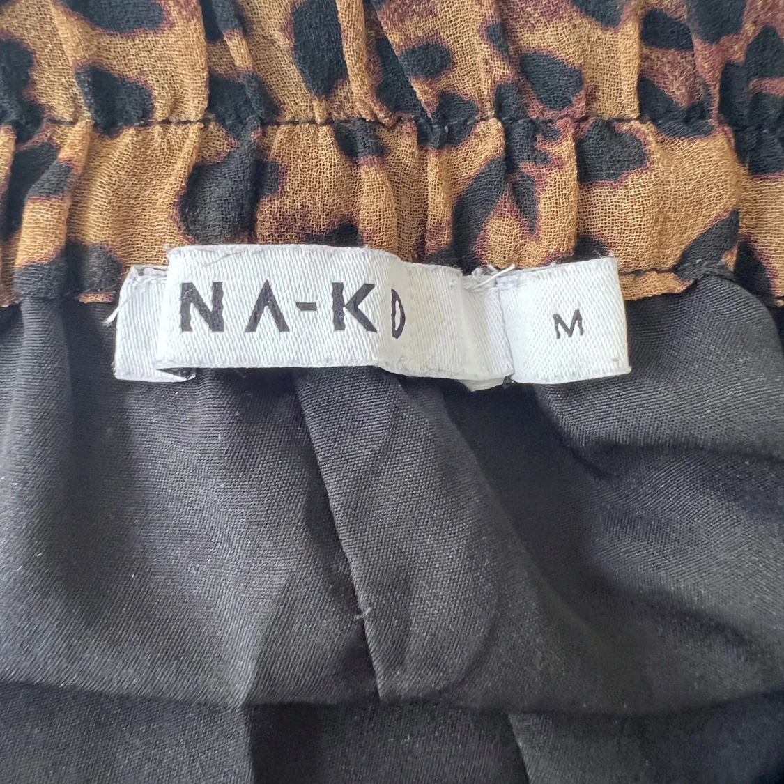 Leopardmönstrad volangkjol - 1