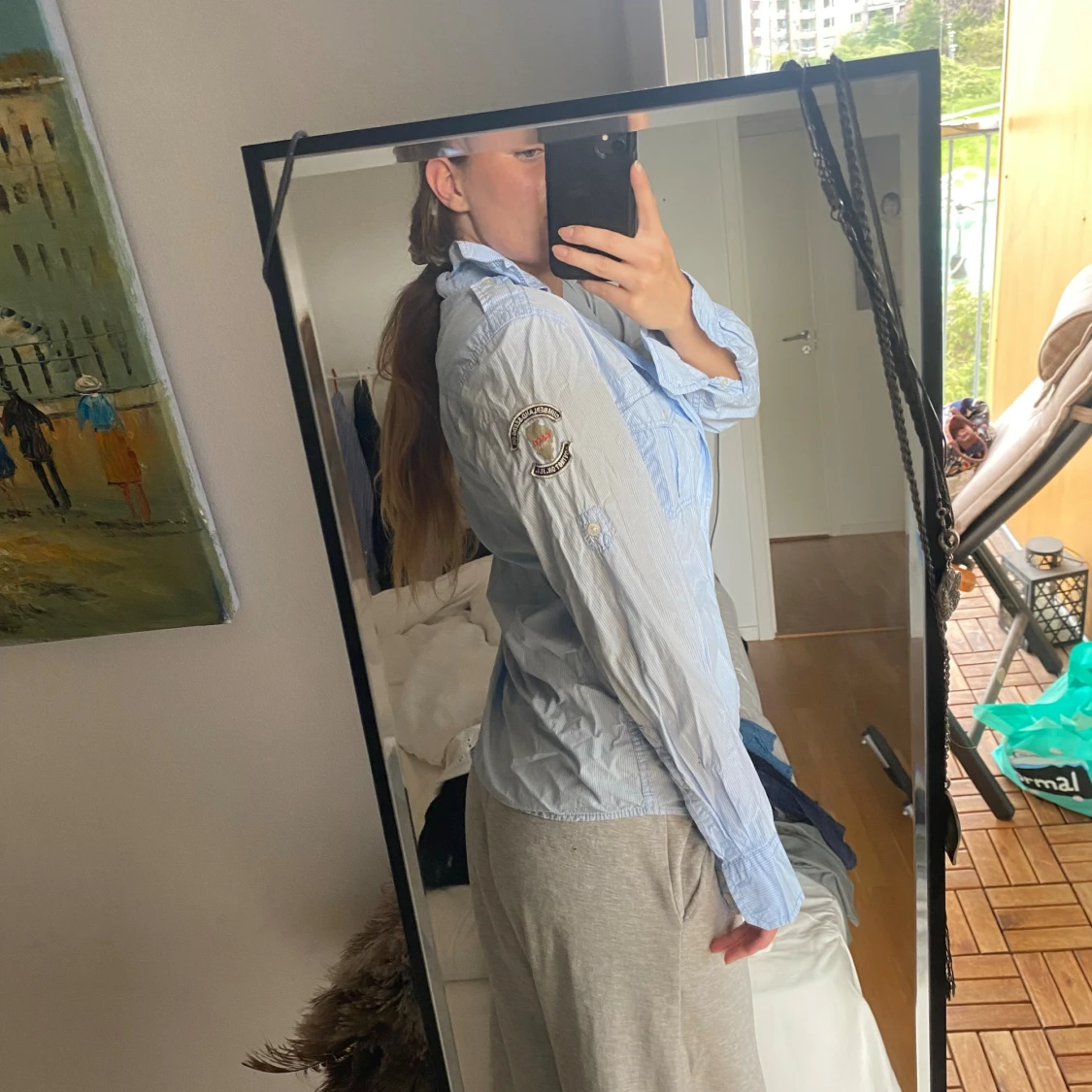 Blåvit randig skjorta från L.O.G.G. - 2