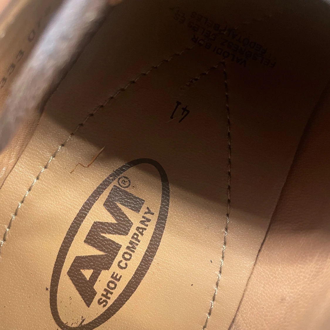 Bruna skinnloafers från AM Shoe Company - 1