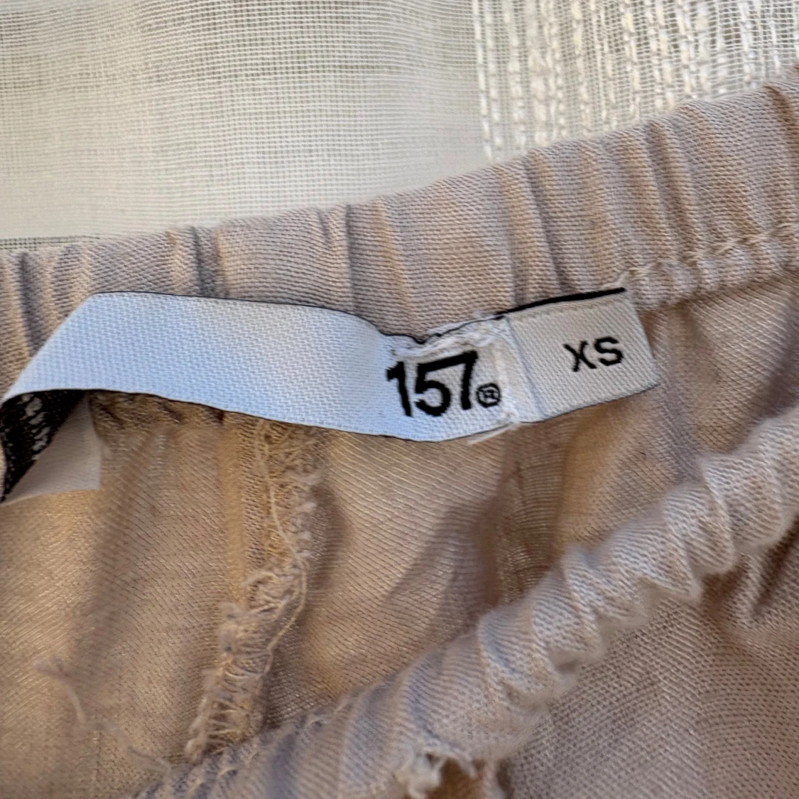 Lågmidjade linnebyxor - 1