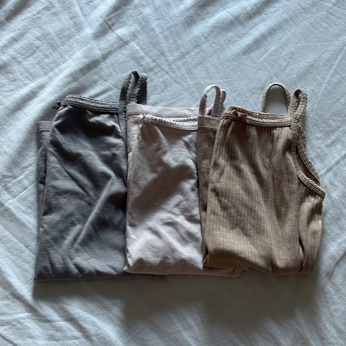 3-pack baslinnen i neutrala färger - 1