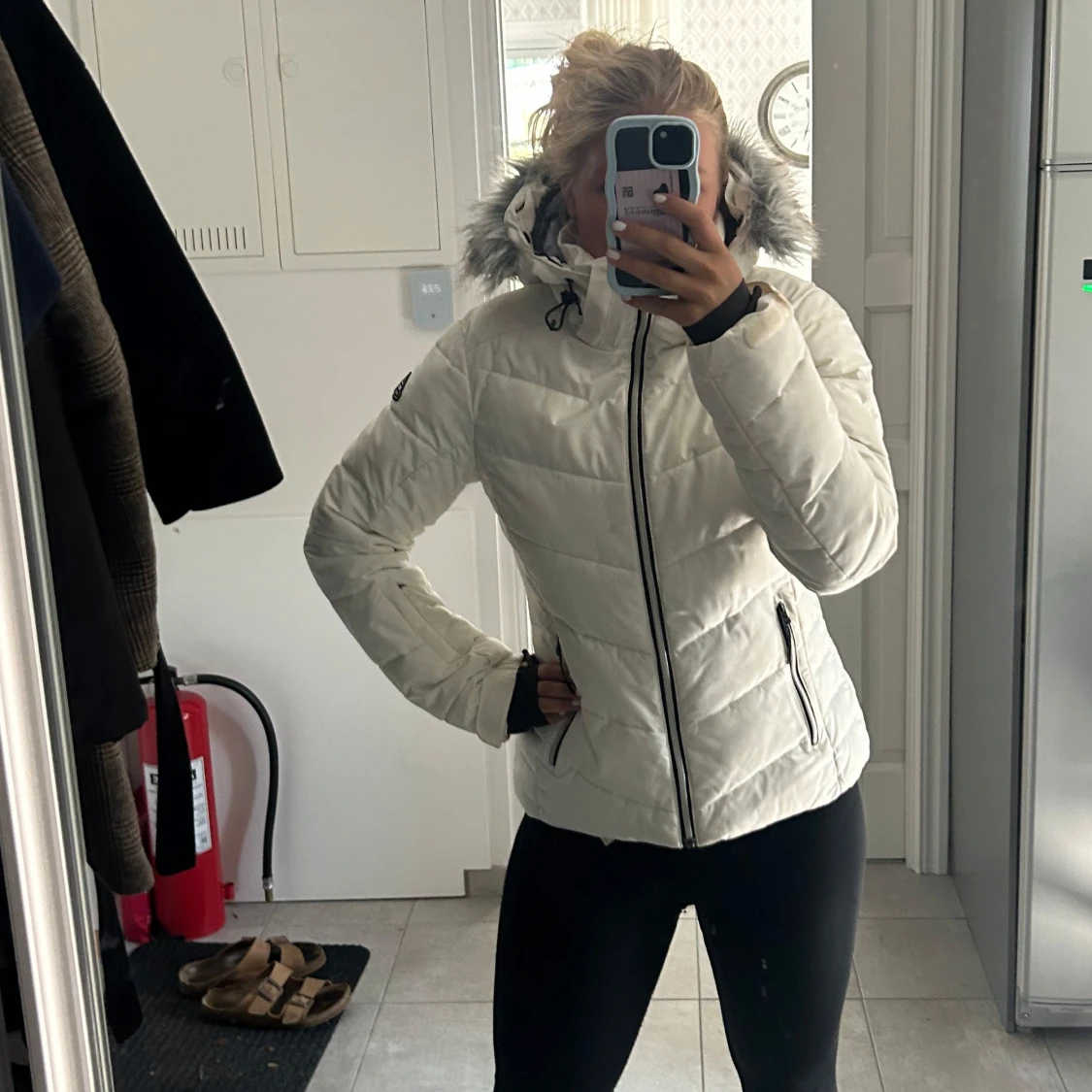 Vit skidjacka - 2