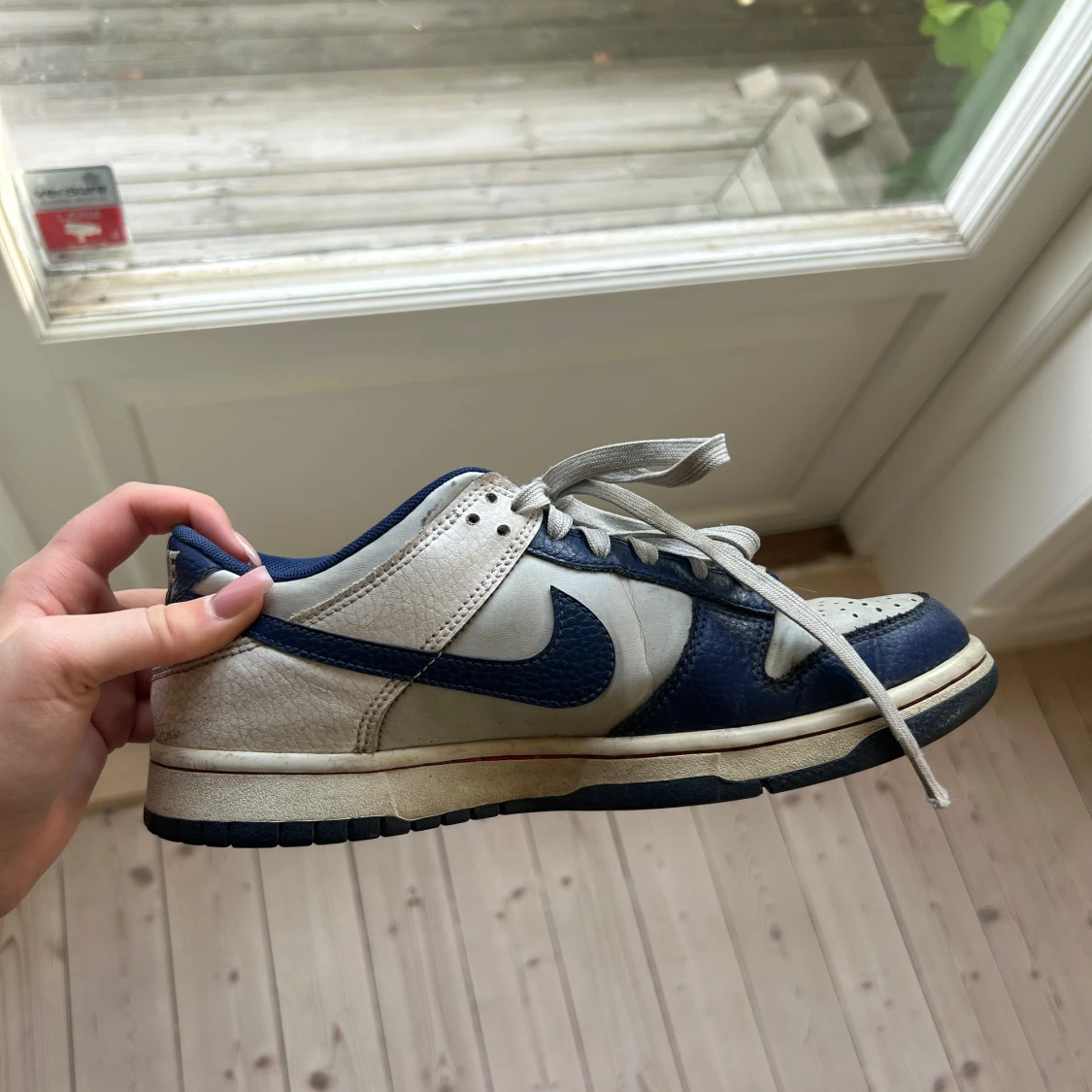 Nike Dunk Low Brooklyn Nets blå/vit - 1