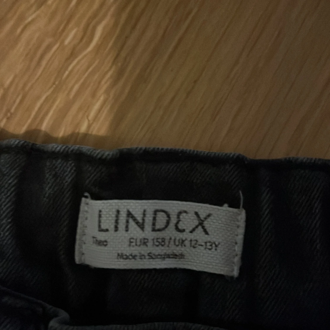 Svarta jeans från Lindex, stl 158 - 2
