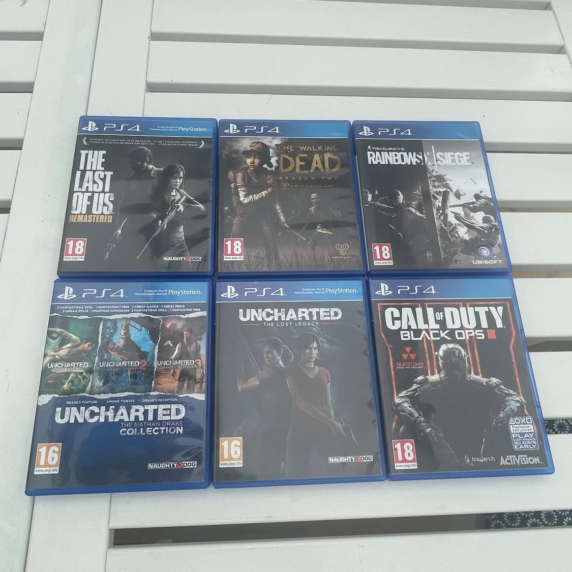 6 stycken PS4 spel / Playstation 4 spel  - 2