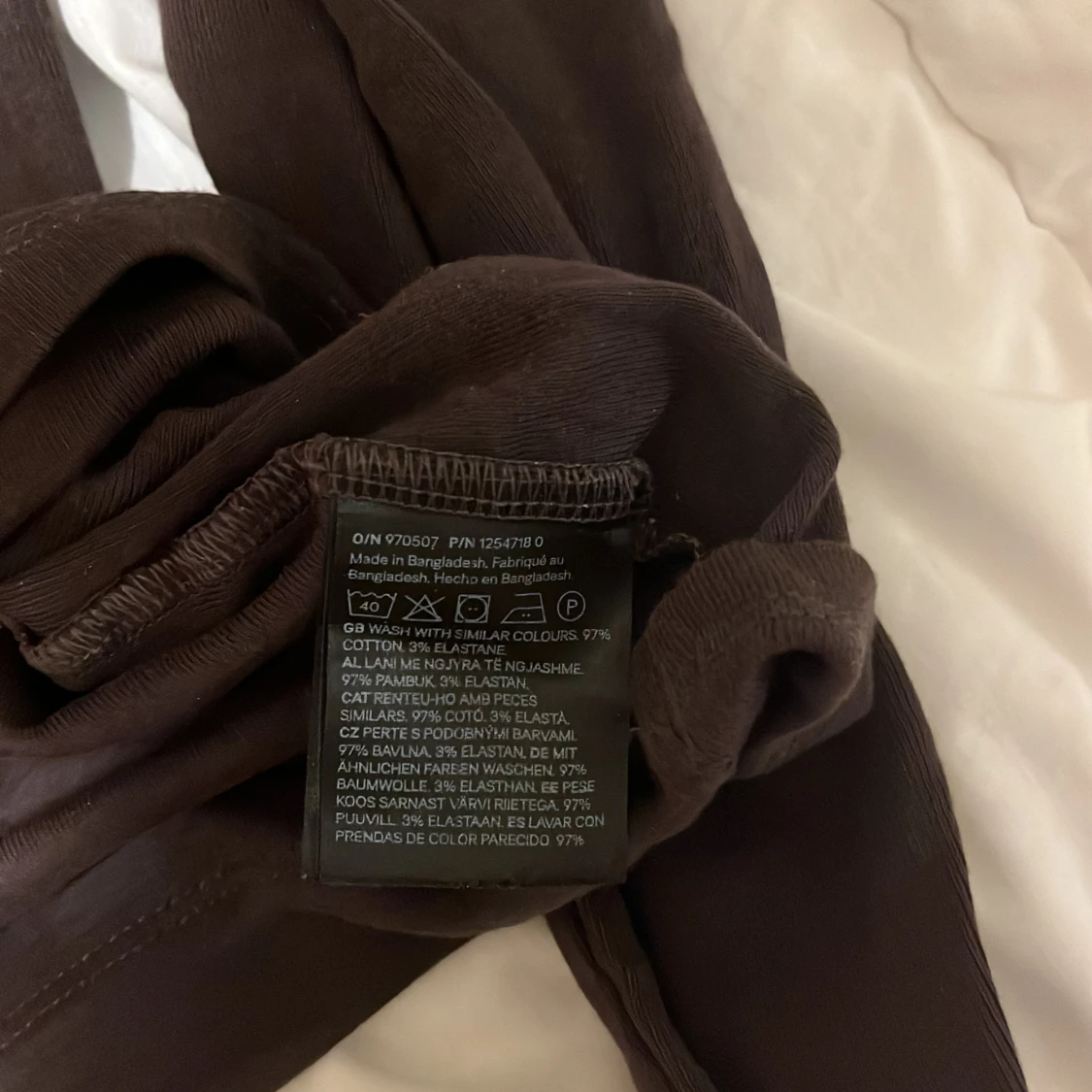 Mörkbrun långärmad tröja H&M - 2