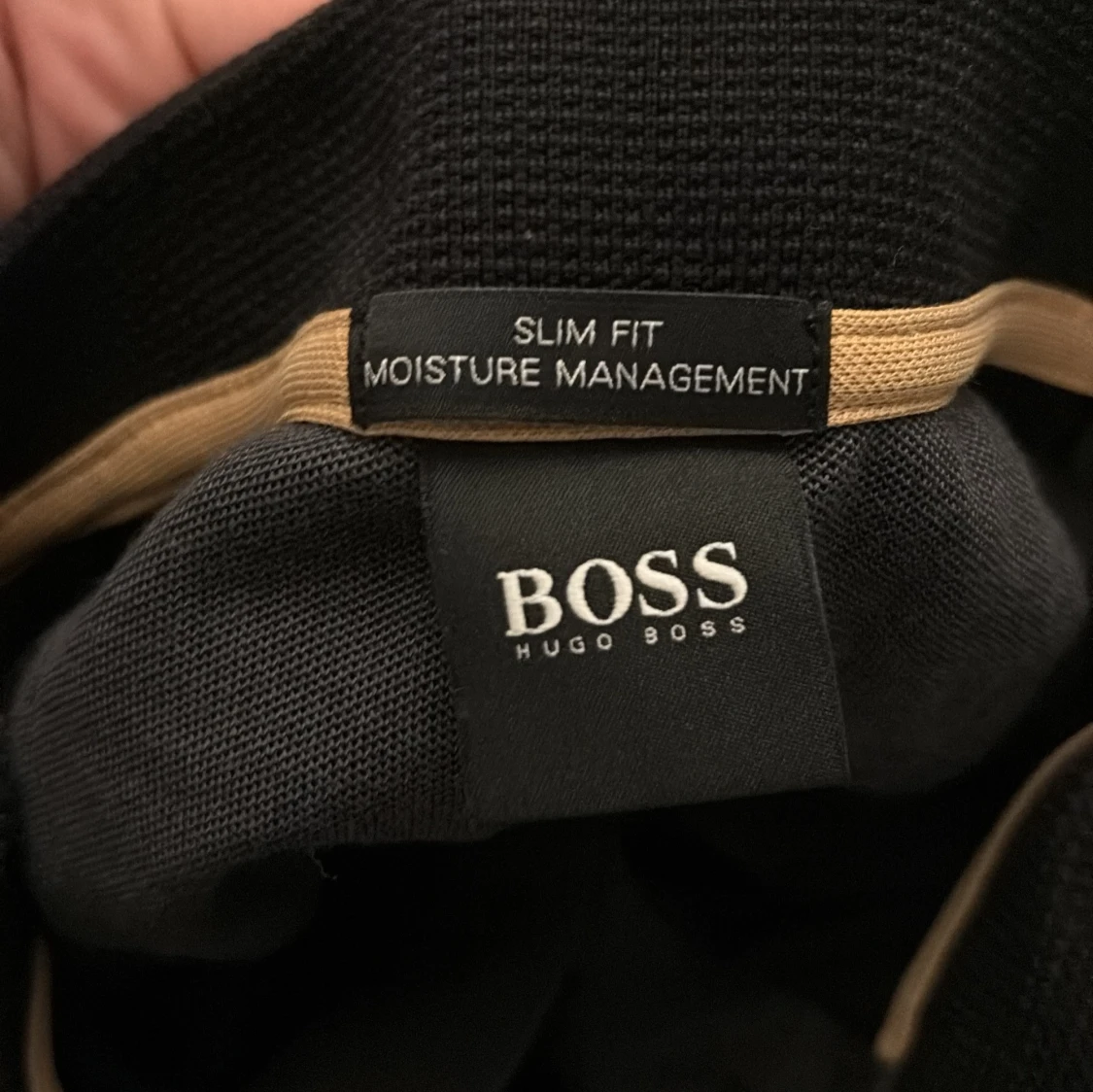 Svart pikétröja Hugo Boss slim fit - 2