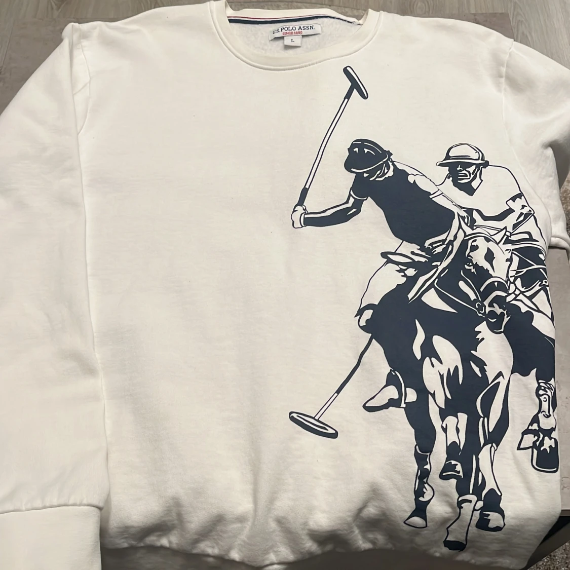 Vit sweatshirt från US Polo Assn