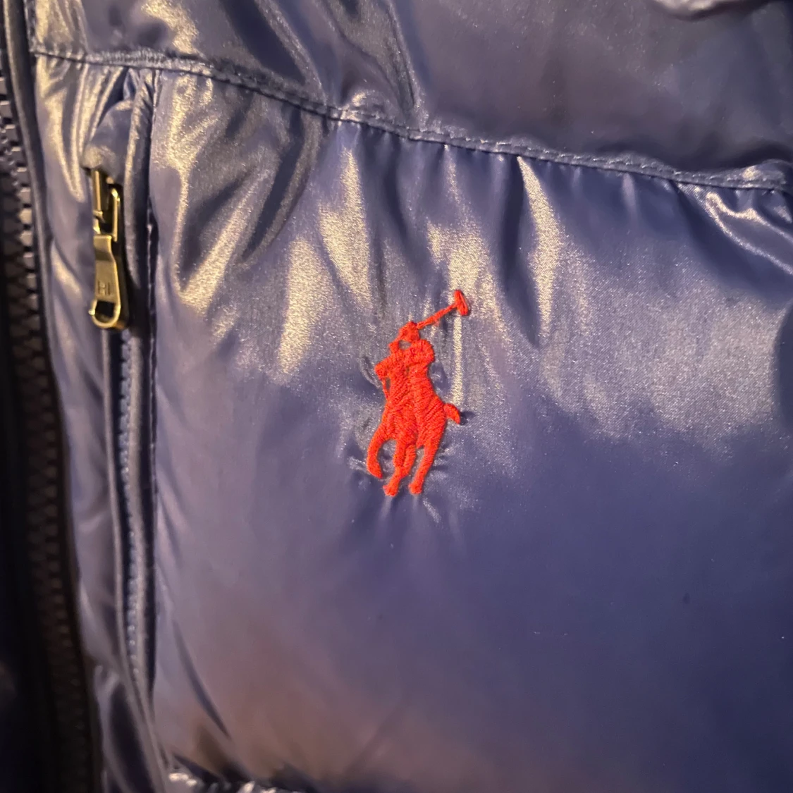 Blå pufferjacka från Polo Ralph Lauren - 1