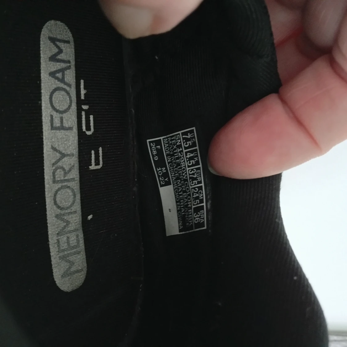 Svarta Skechers sneakers Wide Fit - 4